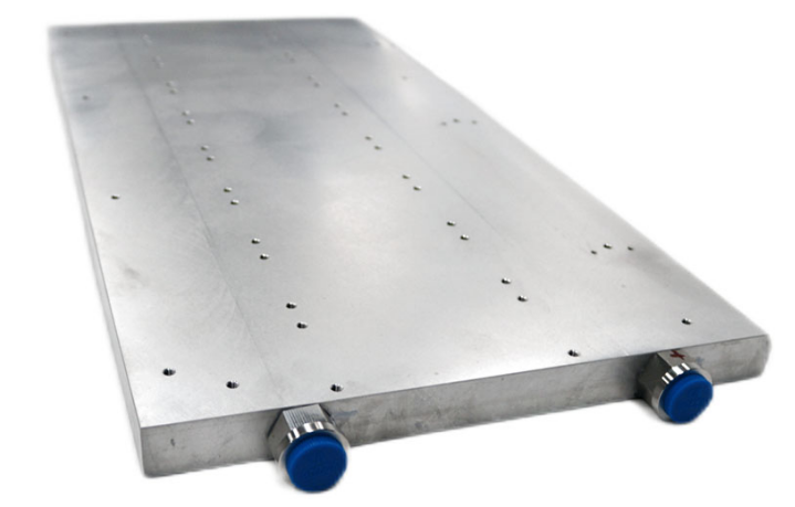 ToneCooling high-power traction IGBT liquid cold plate, aluminium, vacuum brazed, large-format