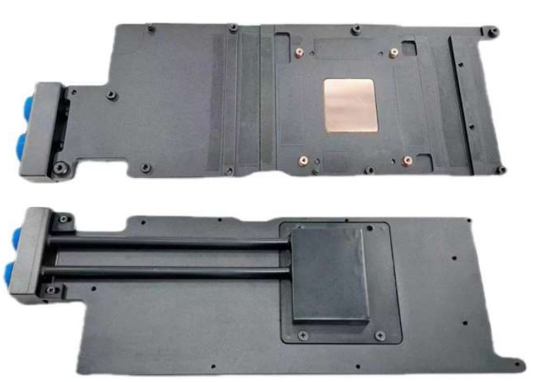 ToneCooling NVIDIA RTX 4090 single-slot workstation GPU liquid cold plate, copper